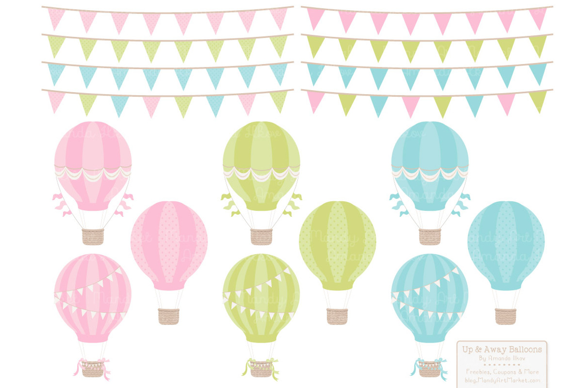 Fresh Hot Air Balloons & Patterns, an Illustration by Amanda Ilkov (Photo 4 of 5)