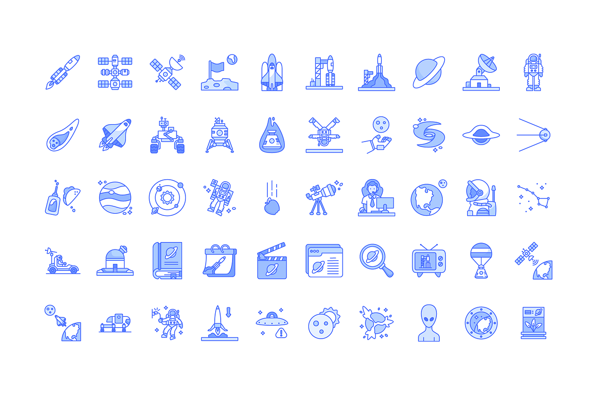 Space Exploration Icon Pack, an Icon by BaconTaco (Photo 6 of 6)