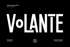 Volante - Condensed Sans