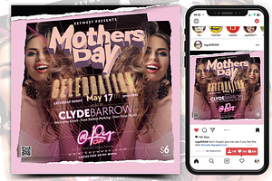 Mothers Day Flyer, a Flyer Template by regalDRAW