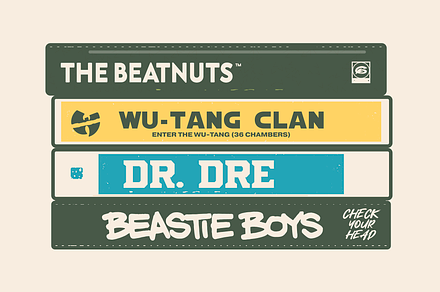 90s Hip Hop Tape Cassette