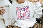 Pastel Spooky Ghost Halloween Design, a Seasonal Illustration by Creative Art (Thumbnail 3 of 3)