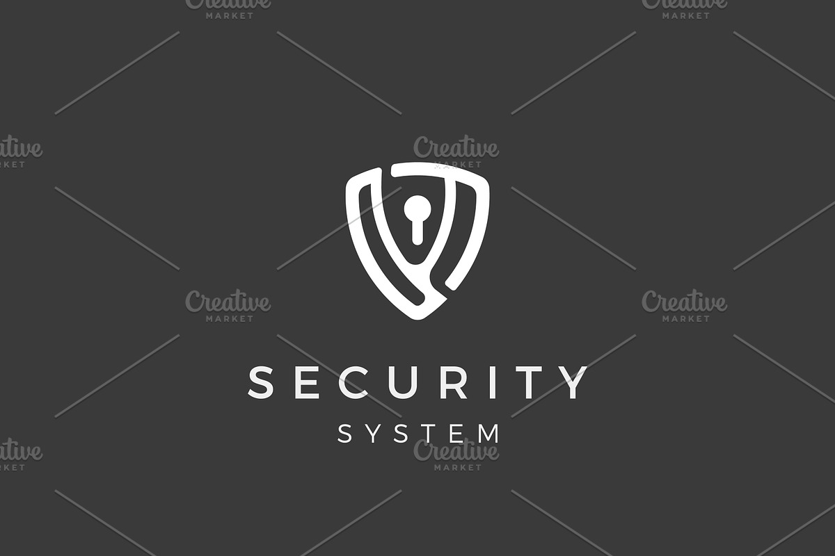 Cyber Security System Logo Design