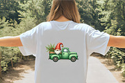 Christmas Gnome and Truck Clipart, an Illustration by CrexoraLab (Thumbnail 5 of 5)