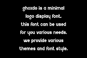 Ghoxdo - Modern Sans Font, a Sans Serif Font by Iqsiart Studio (Thumbnail 2 of 6)