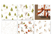 Happy Holidays. Christmas collection, an Animal Illustration by polikarpovaart (Thumbnail 8 of 15)
