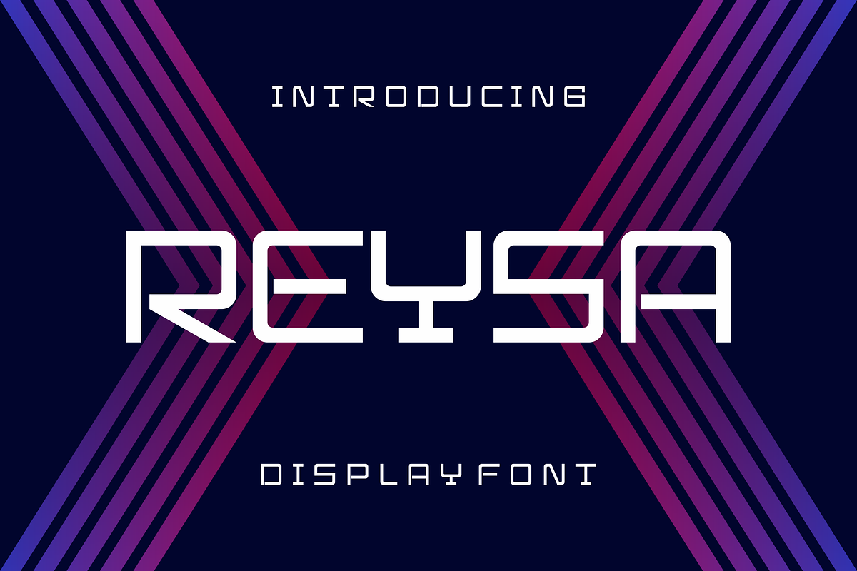 Reysa - Display Font, a Sans Serif Font by lelevien (Photo 1 of 4)