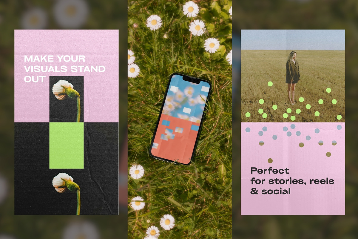 Story Gap: Collage Frame Templates, a Social Media Template by Anastasiia VNSK (Photo 8 of 15)