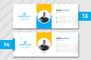 Modern Email Signature Template, a Templates & Theme by pixelcreatx (Thumbnail 7 of 9)