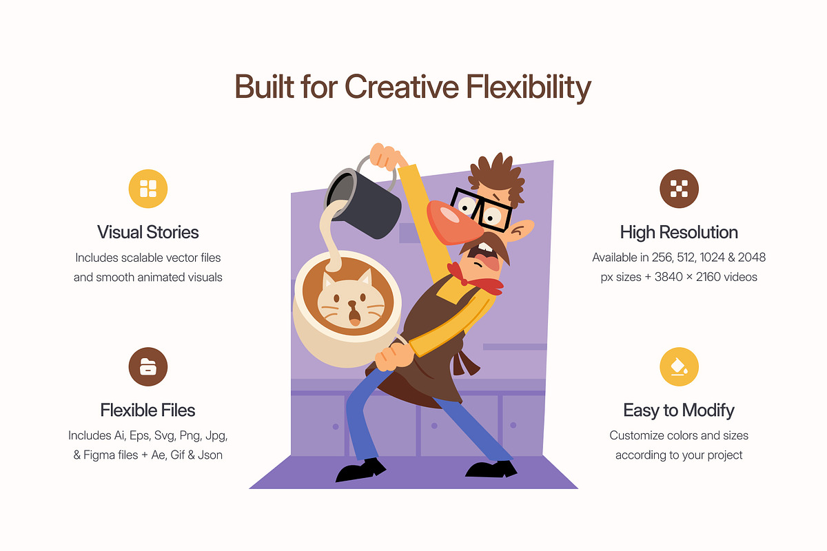 75 Professional Illustrations Bundle, a Person Illustration by Prosymbols (Photo 2 of 10)