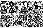 Vintage Gecko Folk Art, a Decorative Illustration by devastd (Thumbnail 26 of 27)