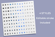 Medical and Healthcare Icons, a Solid Icon by minhm2m (Thumbnail 1 of 6)