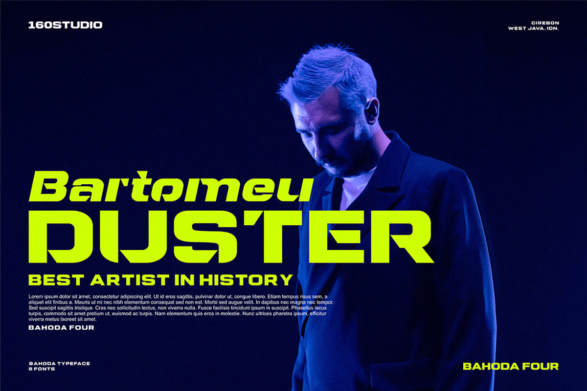 Bahoda Modern Logo Font Collection, a Sans Serif Font by 160 Studio (Photo 3 of 16)
