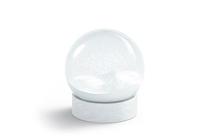 Snowglobe Animated Snowfall 3D Model, an Object 3D Model by rebrandy