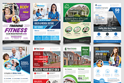 New-150 Multipurpose Flyers Bundle, a Flyer Template by AfzaalGraphics (Thumbnail 33 of 35)