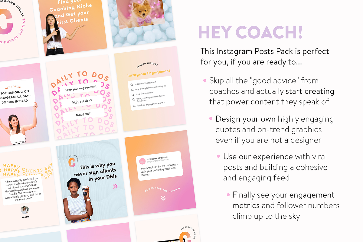 Coach Engagement Pack for Instagram