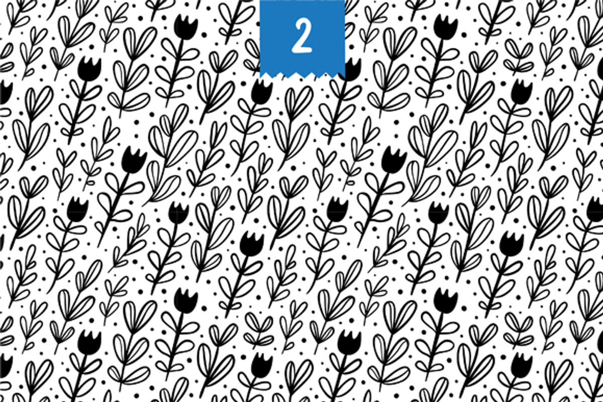 Floral Patterns Set 3 preview 2
