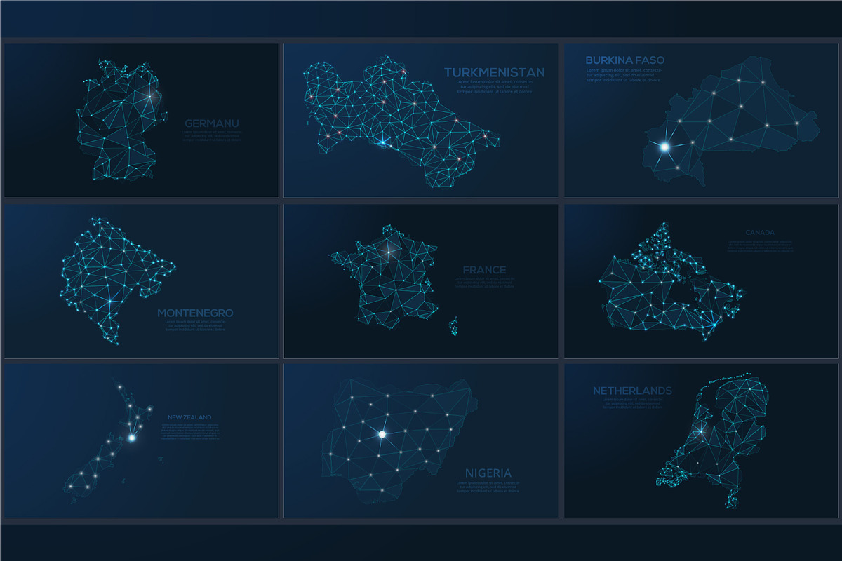 Maps in the form of the night sky, a Technology Illustration by Infographics project (Photo 4 of 9)