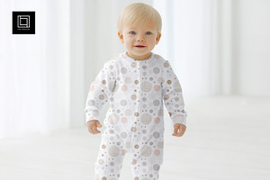 Toddler's Bodysuit Lifestyle Mockup, a Shirt Mockup by 1001 mockups
