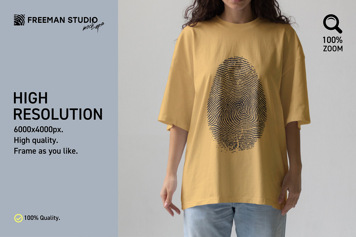 T-Shirt Mock-Up Set, a Shirt Mockup by Freeman Studio (Photo 4 of 13)