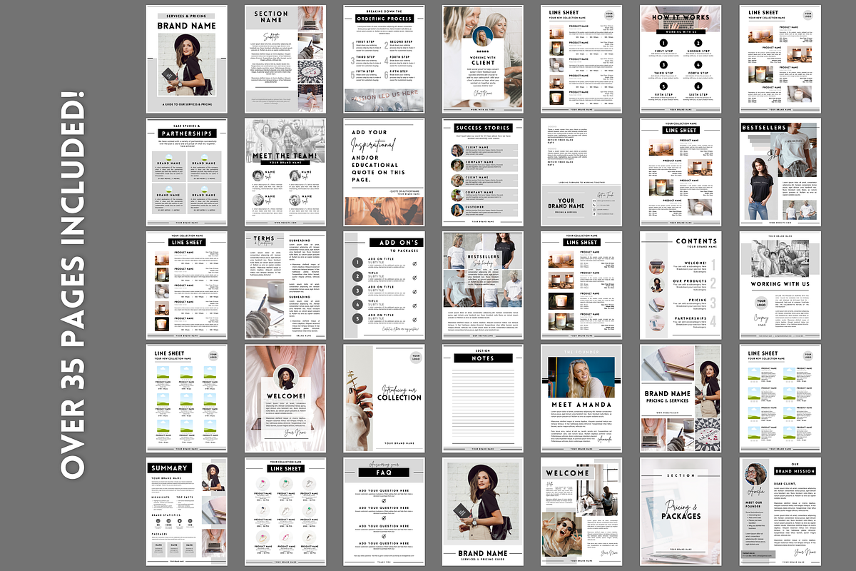 35 Editable Line Sheet Templates