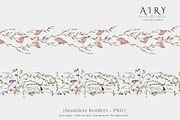 Delicate airy wildflowers clipart, an Illustration by Ksenia Shmakova (Thumbnail 11 of 12)