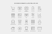 Minimal Ecommerce Line Icons, an Outline Icon by Grand Design (Thumbnail 2 of 3)
