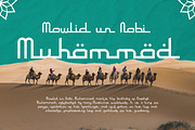 Wasilah Islamic Style Display Font, a Serif Font by Vadovastd (Thumbnail 3 of 7)