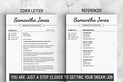 Minimalist RESUME Template // Jones, a Resume Template by LevelUpResume (Thumbnail 5 of 5)