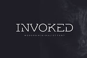 Invoked - Modern Minimalist Font, a Slab Serif Font by Rupture (Thumbnail 2 of 4)