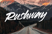 Rushway - Handwritten Display Font, a Script Font by MOCOSANS (Thumbnail 2 of 5)