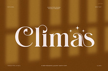 Climas Elegant Serif Font
