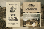 Carvent Neutral Vintage Font Trio, a Script Font by Letterhend Studio (Thumbnail 6 of 10)