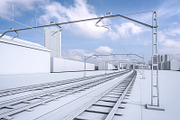 Residential and Industrial UrbanArea, an Architecture 3D Model by 3DNUTS (Thumbnail 12 of 21)