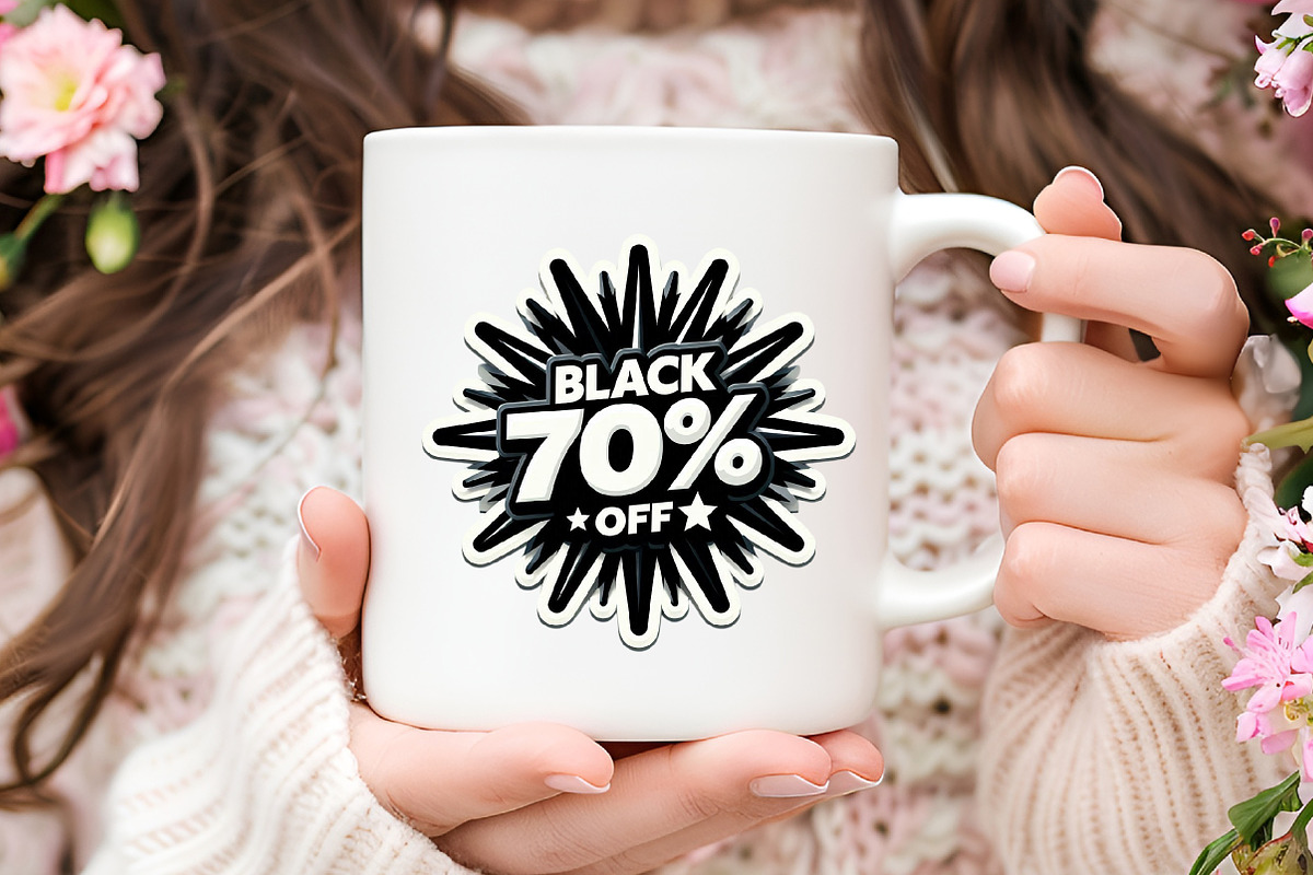 Creative Black Friday Icons Clipart, an Illustration by RobertsArt (Photo 3 of 7)