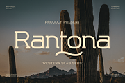 Rantona | Western Slab Serif, a Slab Serif Font by gracetype_studio (Thumbnail 1 of 12)