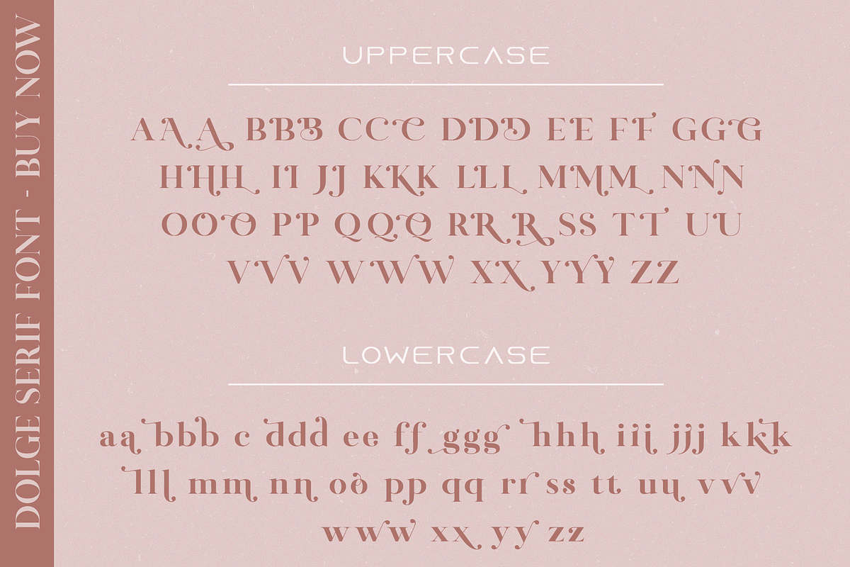 Dolge Serif Font-Modern/Vintage Font, a Serif Font by GlitzyGrapix (Photo 14 of 15)