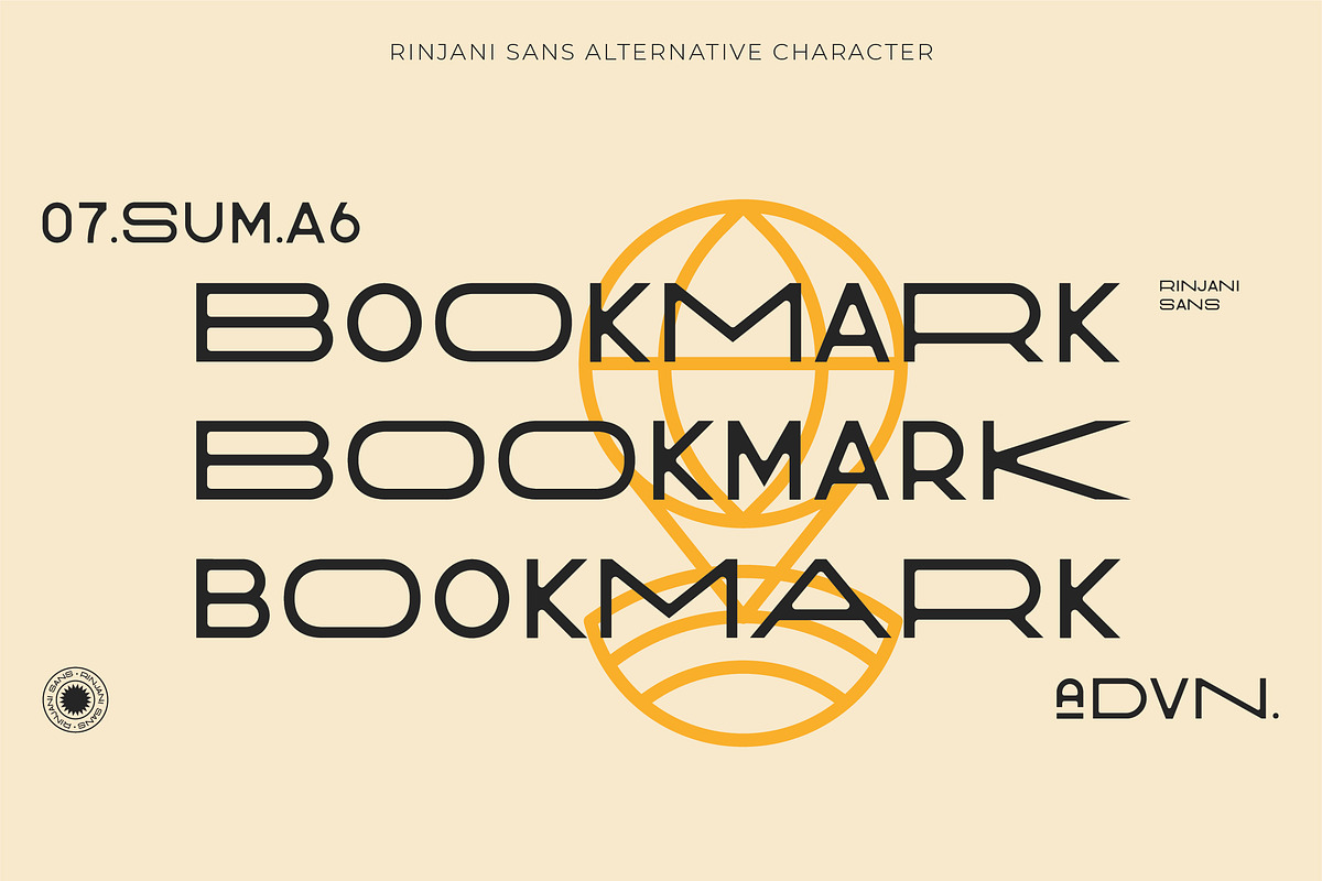 Rinjani Sans - Wide Stretch Typeface, a Sans Serif Font by CCS Type (Photo 15 of 24)