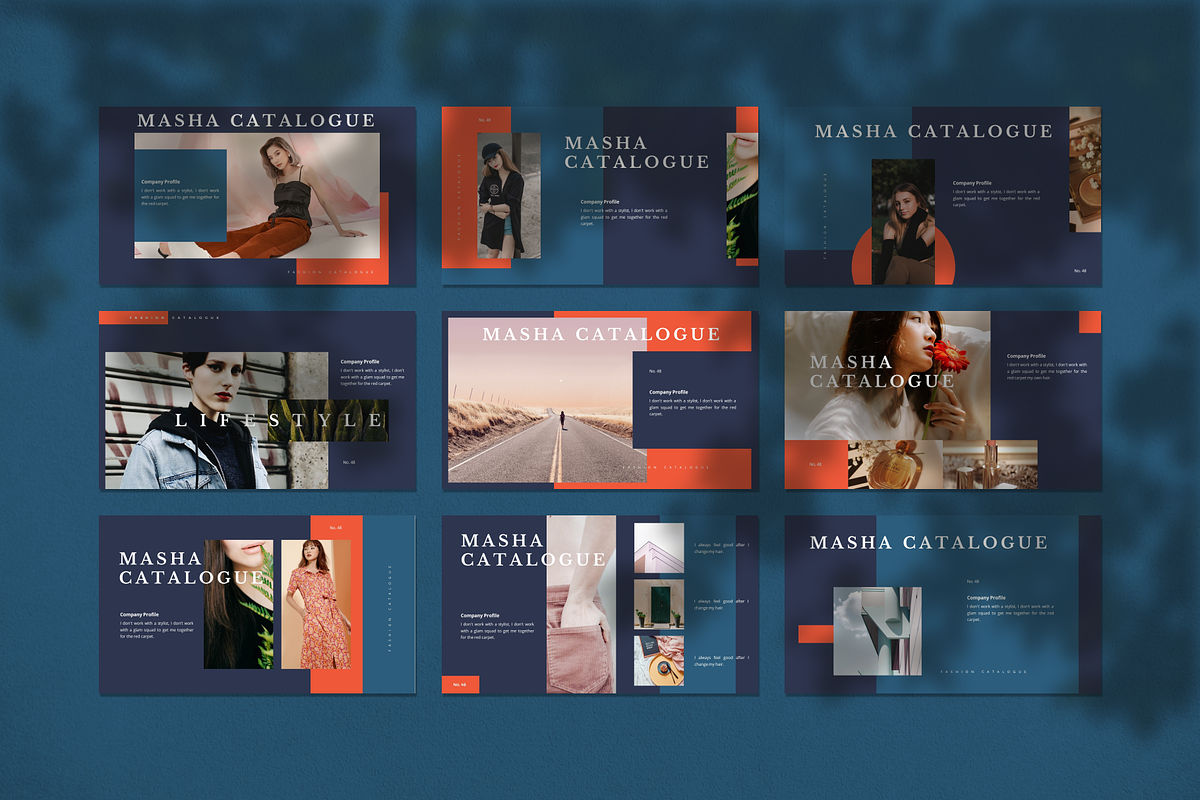 Masha Vibrant PowerPoint Template, a Presentation Template by uiplus (Photo 2 of 5)