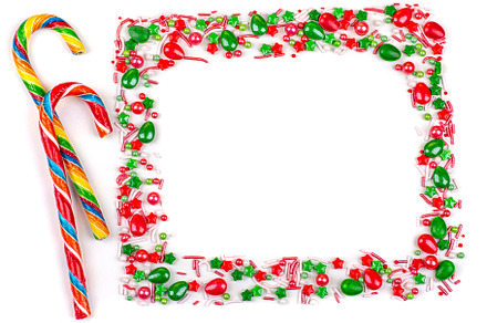christmas candy background