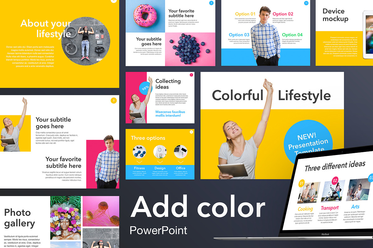 Add Color PowerPoint Template, a Presentation Template by Jumsoft (Photo 1 of 21)