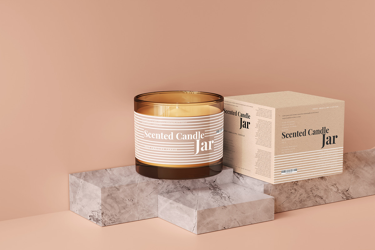 Amber Glass Candle Mockup Bundle, a Packaging Mockup by pmvch (Photo 72 of 135)