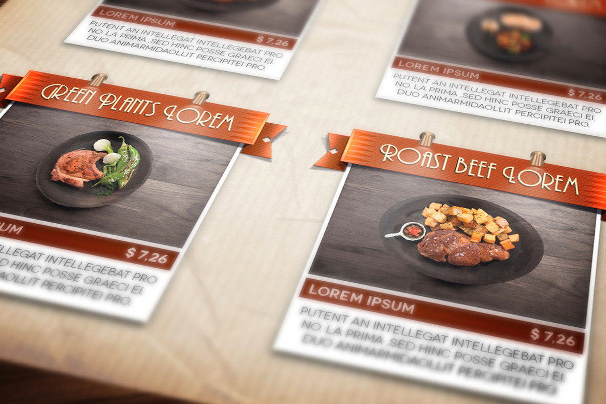 Elegant Food Menu 2, a Brochure Template by Luuqas Design (Photo 1 of 5)
