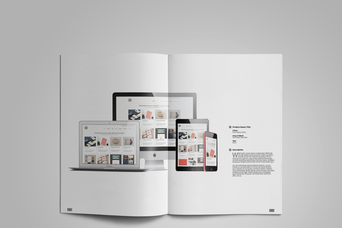 Product Catalog Design/Portfolio, a Brochure Template by vanroem2nd (Photo 5 of 9)