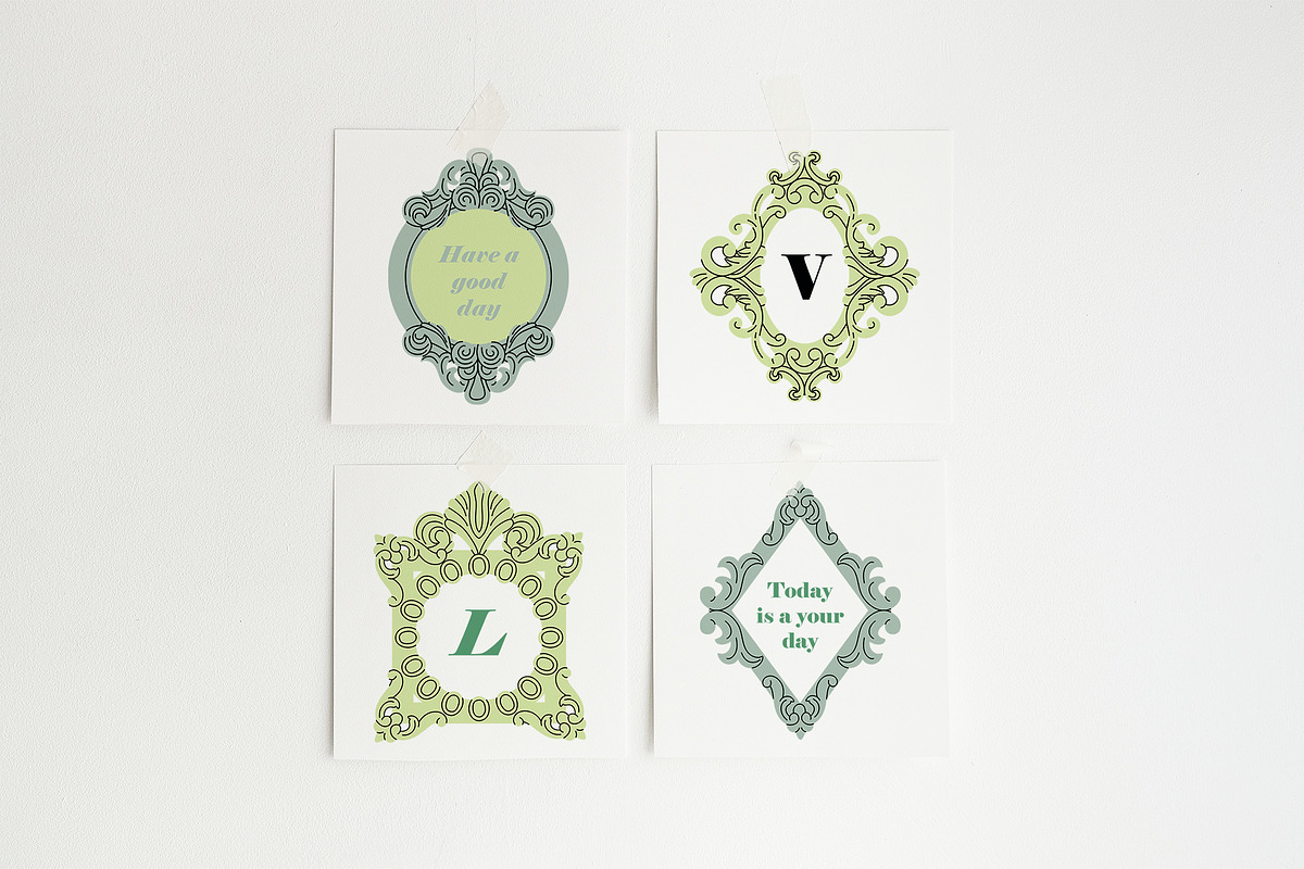 FRAME decorative borders, a Decorative Illustration by Elliko shop (Photo 2 of 10)