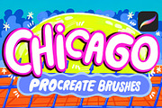 Chicago Brush Pack (Procreate), a Brush Add-On by studio.pancz (Thumbnail 1 of 2)