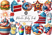 Patriotic Party Foods PNG, an Illustration by SinaCreation (Thumbnail 1 of 5)