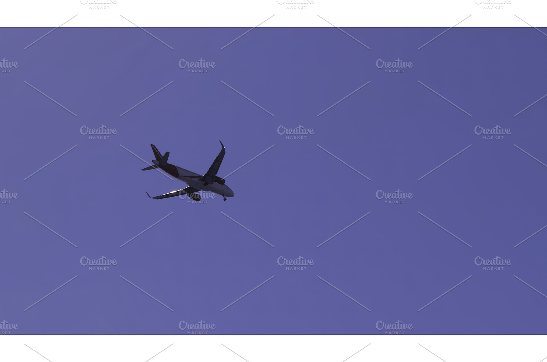 Passenger airplane flying and, a Transportation Photo by Media Whale Stock