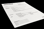 CV/Resume & Cover Letter Template_01, a Resume Template by Akreatipe (Thumbnail 4 of 4)