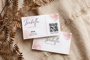 Boutique Business Card Canva, a Business Card Template by Arslan
